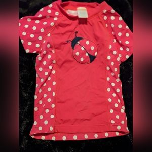 Gymboree Pink Ladybug Water T-shirt- 4